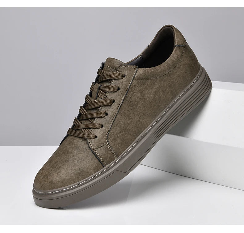 Callum Casual Leather Sneaks