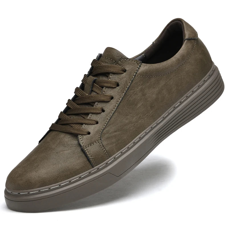 Callum Casual Leather Sneaks