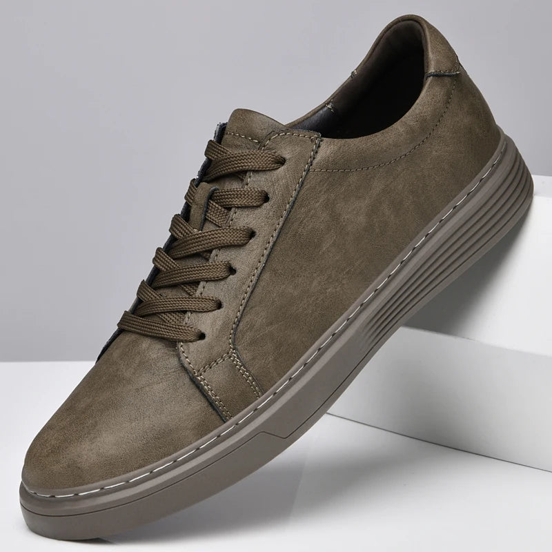 Callum Casual Leather Sneaks